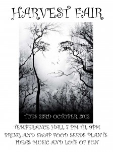 Harvest Fair Poster 2012