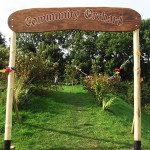 Transition Town Kinsale's lovely hand made Community Orchard Sign